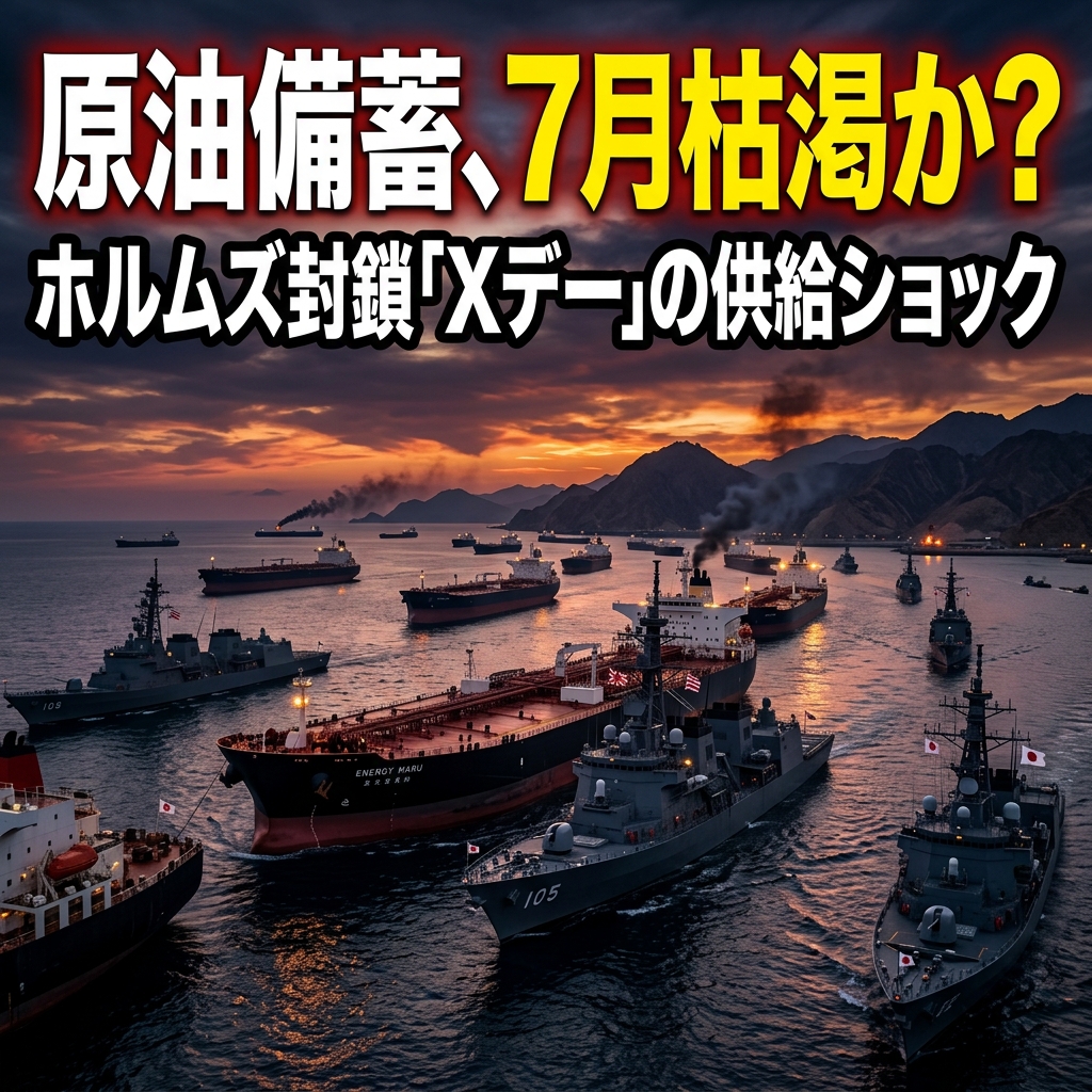 ホルムズ封鎖で供給ショックが訪れる「Xデイ」── 備蓄は7月上旬に枯渇か?