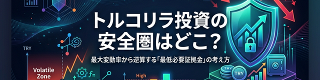 トルコリラ投資の安全圏はどこ？最大変動率から逆算する「最低必要証拠金」の考え方